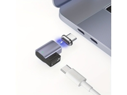 Adaptador magnético USB C de 11 pines, carga rápida, 100 W, Tadvyyvayotoy
