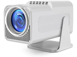 Proyector Wifi Android Y6s, Portátil Para Montaje En Pared, Cine En Casa 4k Ultra Hd, Blanco, Enchufe Europeo.