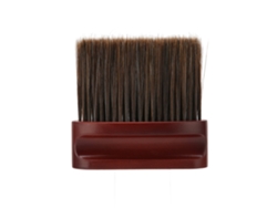 Pincel Para Barbero Profesional Para Limpieza De Pelo En Cuello Y Rostro Con Cerdas Suaves Y Mango Ergonómico