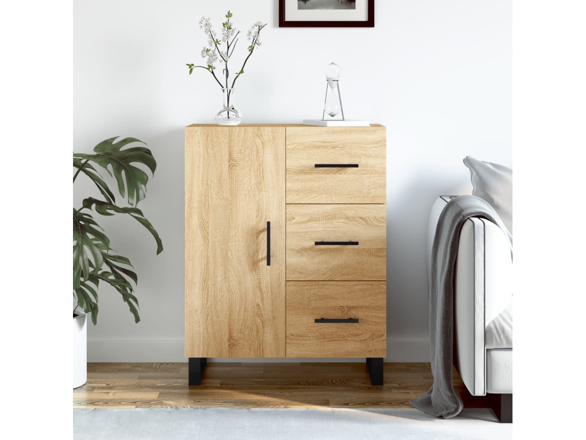 Lovely Home Aparador 69,5X34X90 Cm Derivados de Madera Roble Sonoma