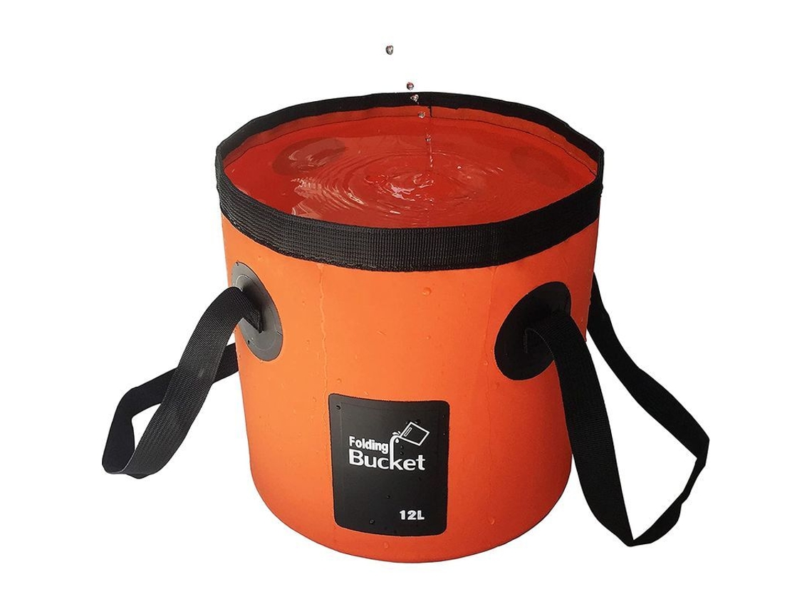 Cubo Plegable De 3 Galones, Multifuncional Y Portátil, Ideal Para Pesca, Acampada Y Jardinería.