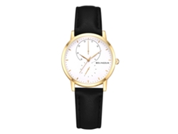 Reloj De Cuarzo Unisex Con Correa De Cuero Pu, Estilo Fashion Simple (oro 2)