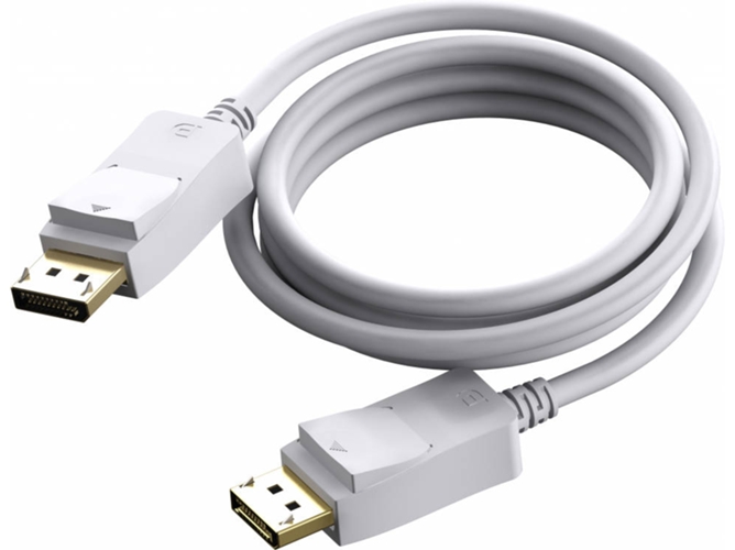 Cable de Datos VISION (DisplayPort - 10 m - Blanco)
