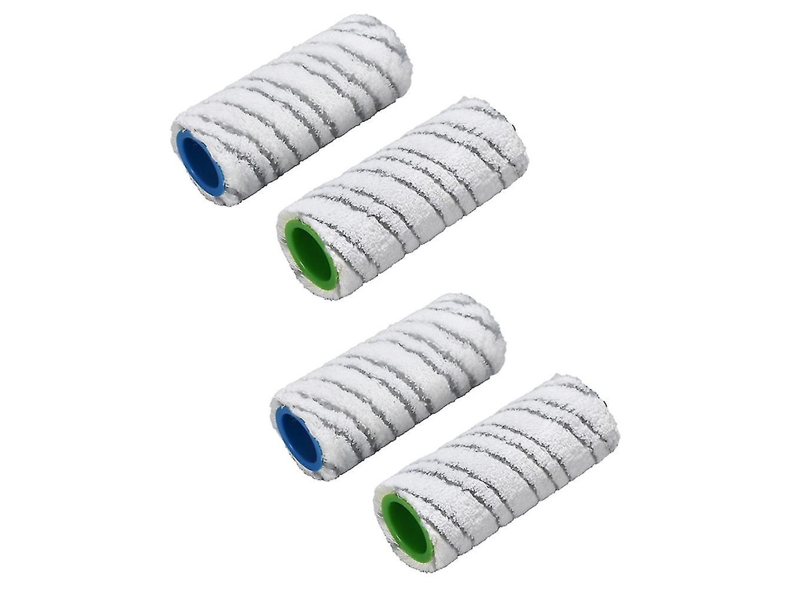 4 rodillos de piedra de 150 x 60 mm, compatibles con la aspiradora de barrido Karcher FC 7 Premium.
