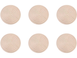 Juego 6 Posavasos Creativos Recortes, Forma Trigo Dorado, Elegantes Aislantes Calor Para Decoración