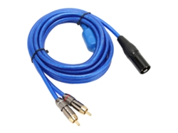 Cable De Audio Xlr Macho A Divisor En Y Doble Rca Macho De 3 M Para Altavoces De Cine En Casa