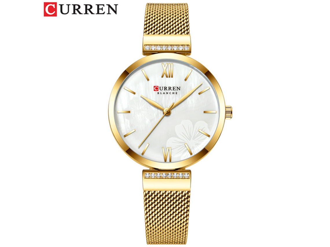 Reloj de mujer moderno de aleación metálica, reloj de cuarzo minimalista MDUG