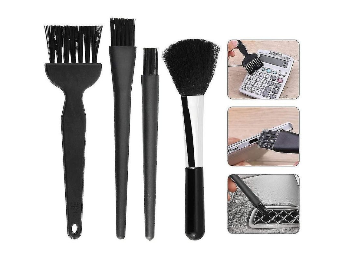 Kit De Limpieza De Teclados Con 4 Cepillos Electrónicos 4 En 1 Para Ordenadores, Teléfonos Móviles Y Máquinas.