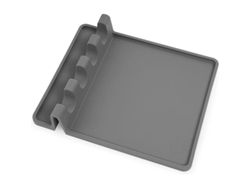 Soporte Para Utensilios De Silicona Con Base Antigoteo, Resistente Al Calor Y Libre De Bpa.