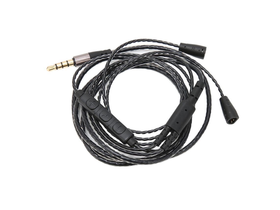 Cable De Audio Ofc Para Auriculares Con Control De Volumen Y Micrófono Para Ie 8 Ie 80