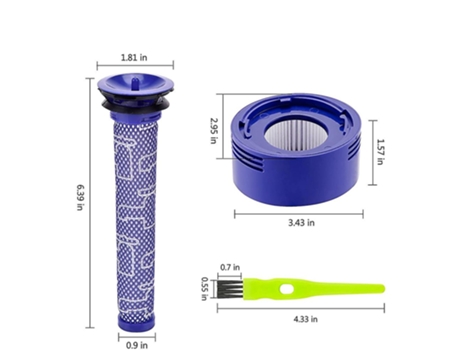Filtro de substituição para dyson v8 v7 animal e absolute cordless