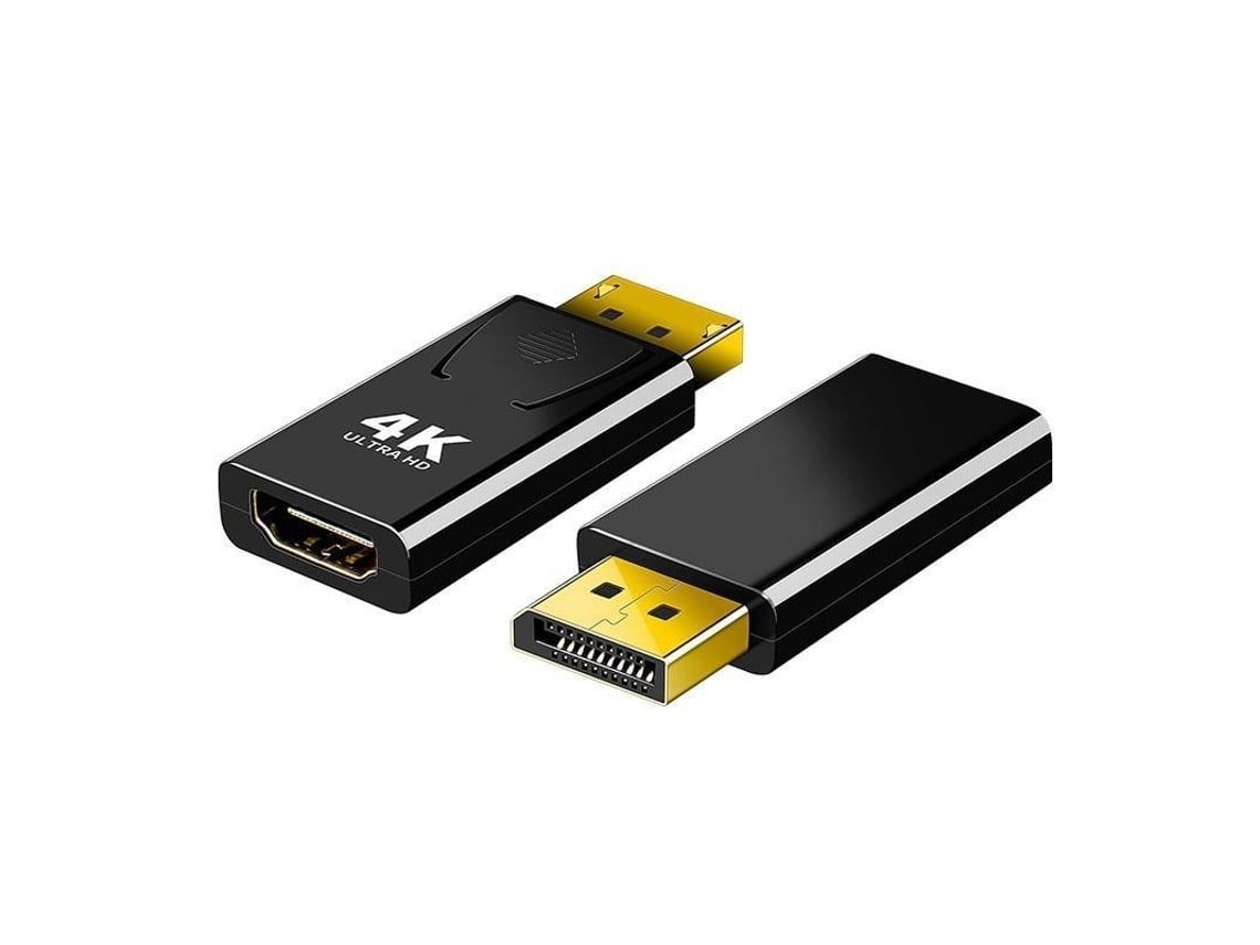 Adaptador/convertidor Displayport (dp) A Hdmi Negro (paquete De 2) — compatible Con 4k