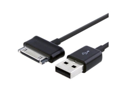 Cabo De Dados Usb 2m Para Carregamento E Sincronização Com Tablet Tab Preto