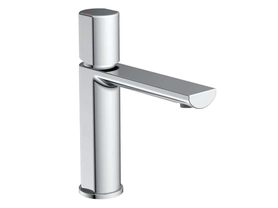 Grifo monomando de lavabo NEW YORK SCHÜTTE cromado (17 x 5 x 20 cm)