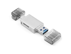 Lector de tarjetas USB-C/USB 2.0 para tarjetas de memoria NM Nano TF SD compatible con teléfonos móviles y portátiles