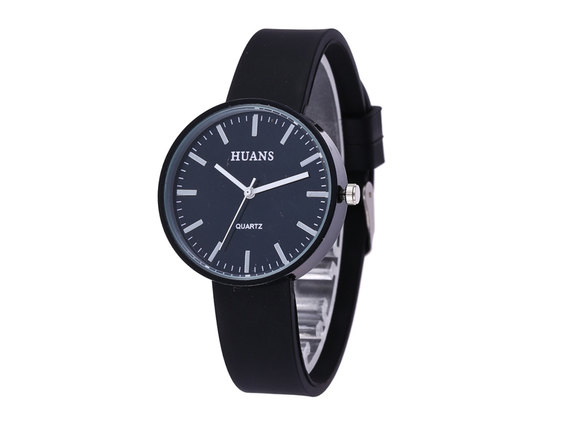 Reloj Niño Niña Cute Simple Analógico Correa Gel Silicona Cuarzo Azul