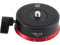 Base De Trípode Para Cámara Panorámica De Aleación De Aluminio De 9×7×3 Con Burbuja Y Tornillo, 8 Pulgadas