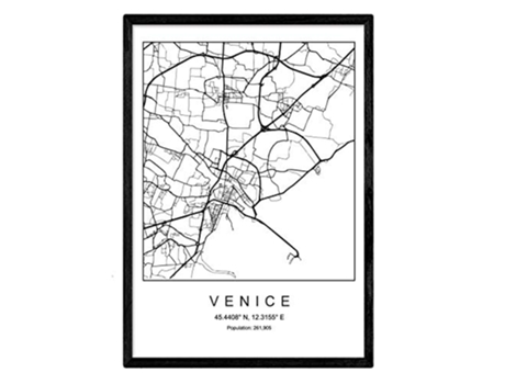 Lámina NACNIC Mapa Venice (A3)