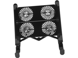 Soporte Plegable Para Portátil Con Ventilador De Refrigeración Usb Ligero - Plástico