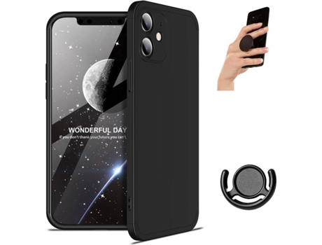 Carcasa + Soporte + Popsocket iPhone 12 Mini Slim armor 360º