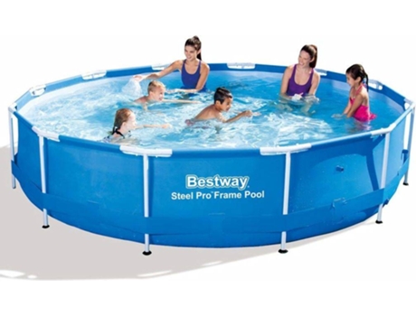 Piscina BESTWAY Steel Pro 56706 estructura redonda de acero (366 x 76 cm)