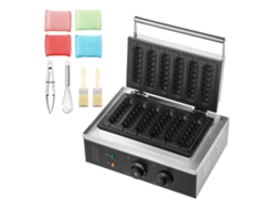 Máquina para hacer waffles Succebuy de 1500 W (paquete de 6)
