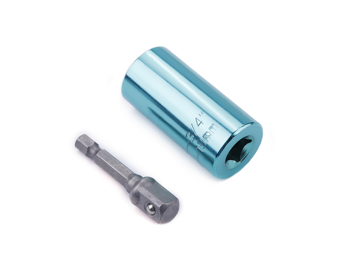 Adaptador universal de llave de rata para destornillador de acero de 7-19 mm con bola verde (2 unidades)