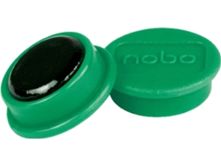 Pack 10 Imanes NOBO 13 mm (Verde)