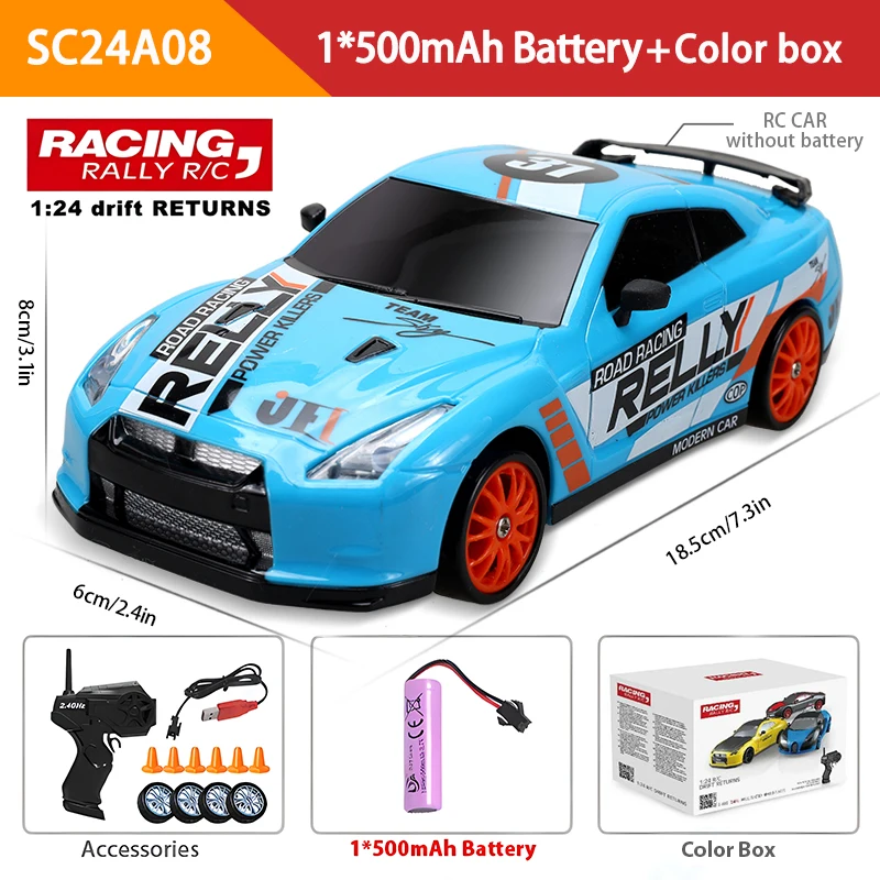 Mini Coches Rc Eléctricos Turbo Racing, Drift 4wd, Velocidad 15km/h, Juguete Divertido Para Adultos Y Niños. Aeuzwr