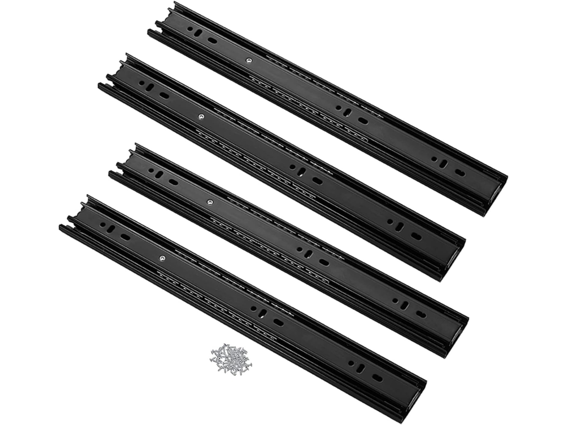Guías Para Cajones De Montaje Lateral 250 Mm 10 Pulgadas Resistentes Duraderas Estas