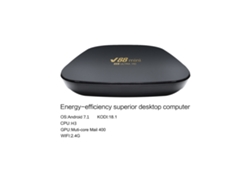 Decodificador De Tv V88mini Con Reproductor Multimedia De 1 Gb 8 Gb, Android 7.1, Decodificador De Tv H3 De Cuatro Núcleos, Wifi