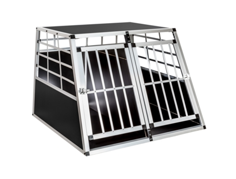 Portador TECTAKE Doble con Pared Trasera Vertical