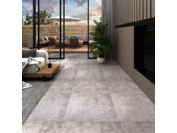 Lamas Para Suelo Autoadhesivas Pvc Gris Tierra 5,21 M² 2 Mm