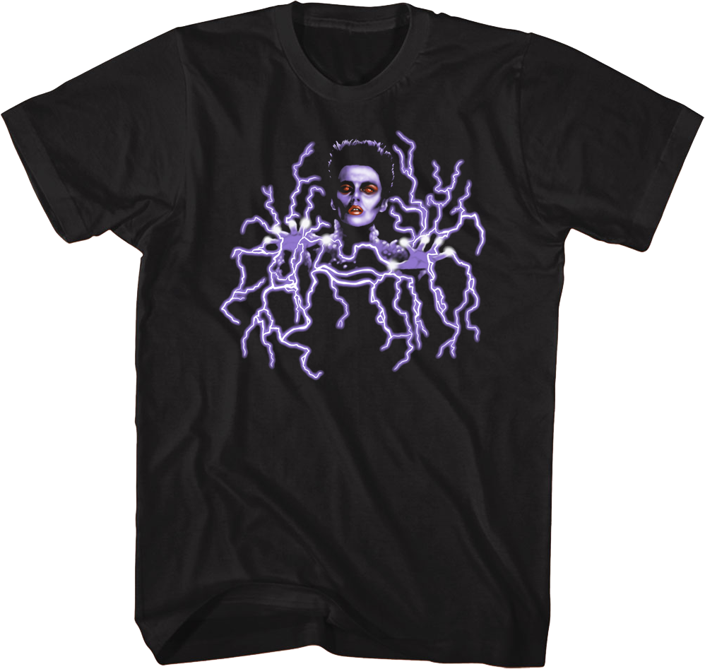 Camiseta Unisexo DEEPSTONE Gozer Lightning Bolts Ghostbusters Negro (L)