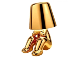 2026-lámpara De Mesa Portátil Recargable Con Control Táctil 3 Niveles Brillo Decorativa Usb Ideal Regalo G Oro