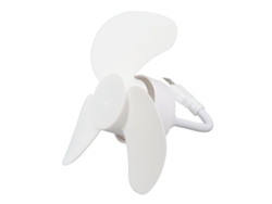 Mini Ventilador Usb Flexible Y Silencioso, Portátil, De Enfriamiento Rápido, Abs, Flexible 360°