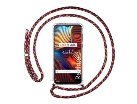 Carcasa Realme 7i / Narzo 30A TUMUNDOSMARTPHONE Colgante Rosa