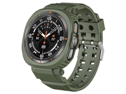Correa de reloj compatible con Samsung Galaxy Watch Ultra 47 mm, TPU PC transpirable integrada con estuche Saisiyiky