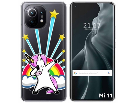 Carcasa Xiaomi Mi 11 5G TUMUNDOSMARTPHONE Dibujos Transparente Multicolor