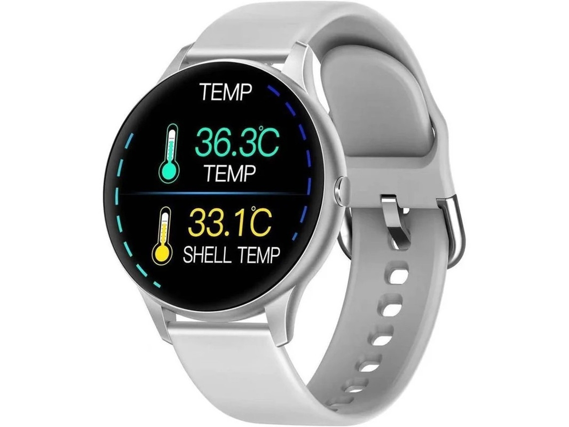 Reloj inteligente Yizhood para hombre con monitor de actividad física, frecuencia cardíaca y sueño (gris)