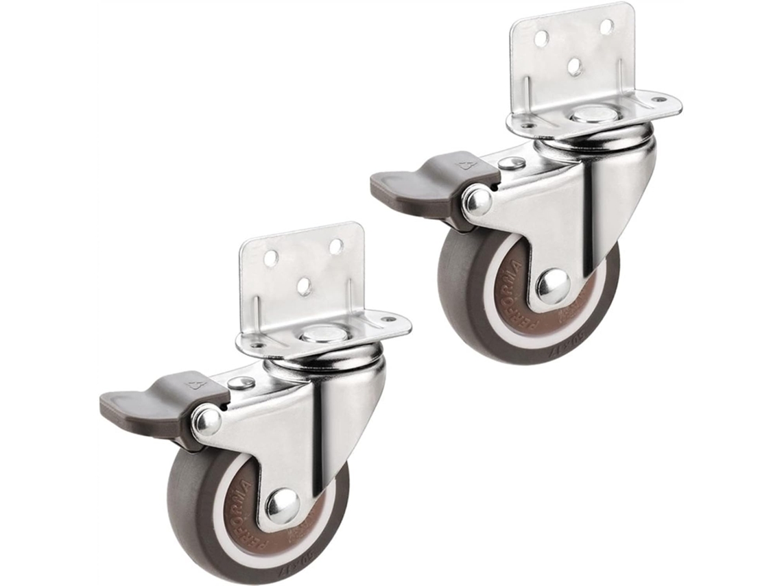 Ruedas Rodamientos 1,5 Pulgadas Freno Para Muebles