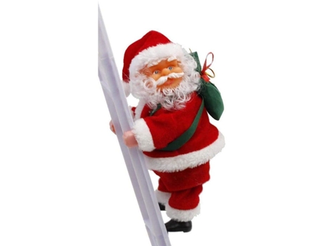 Adorno de Navidad ZMDECQNA Queta Electric On Ladder Indoor Outdoor Climbing Perfect Paredes