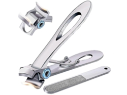 Tesoura de unhas para unhas grossas com abertura de mandíbula de 15 mm para dedos extragrandes.