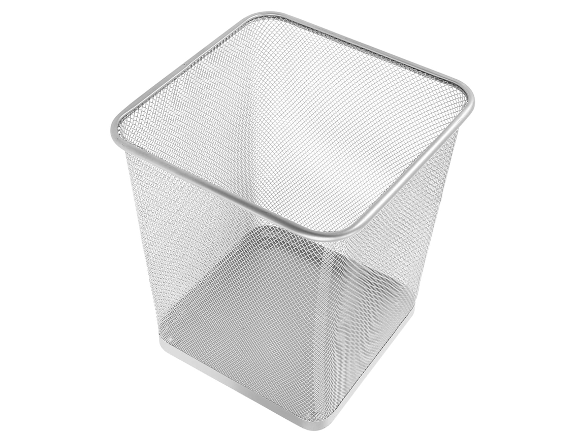 Besportble Papelera De Metal Perforado Alipis Para Oficina Y Hogar Y Almacenamiento Para Basura Y Papeles