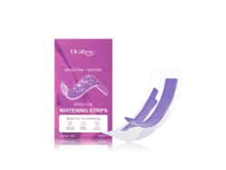 Tiras blanqueadoras de dientes para eliminar las manchas moradas