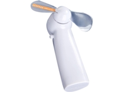 Ventilador portátil de mano con luz LED, mini ventilador de escritorio para oficina y verano, diseño práctico Gokoco