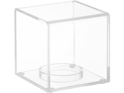 Caja Cuadrada Transparente Para Pelotas De Béisbol, Vitrina De Acrílico.