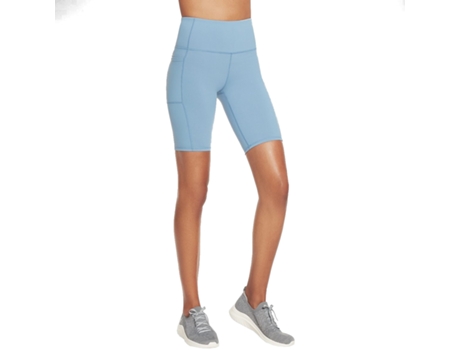 Bermudas SKECHERS Mujer (Nylon - Azul - S)