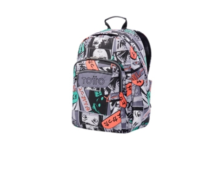 Mochila TOTTO para Colegios de 8 a 12 Años Acuarela 4Yn