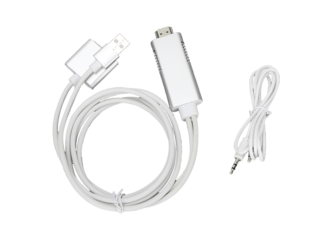 Cable Adaptador Usb Hembra A Hd Multimedia Macho Para Duplicación De Pantalla Para Android, Negro